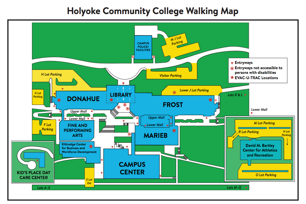 Campus Map Holyoke Community College Holyoke Community College   Screen Shot 2017 01 04 At 1.42.29 PM 